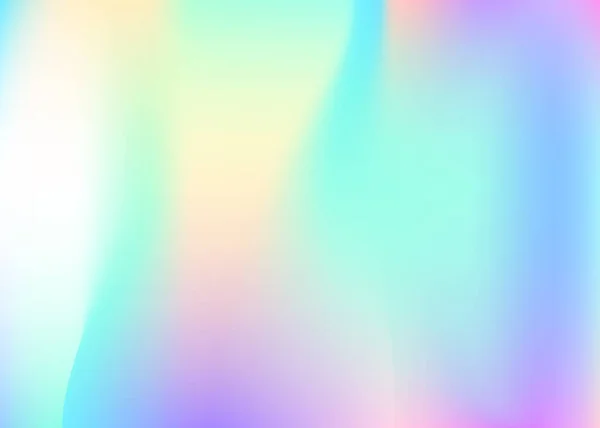 Fondo Abstracto Del Holograma Fondo Malla Gradiente Neón Con Holograma — Vector de stock