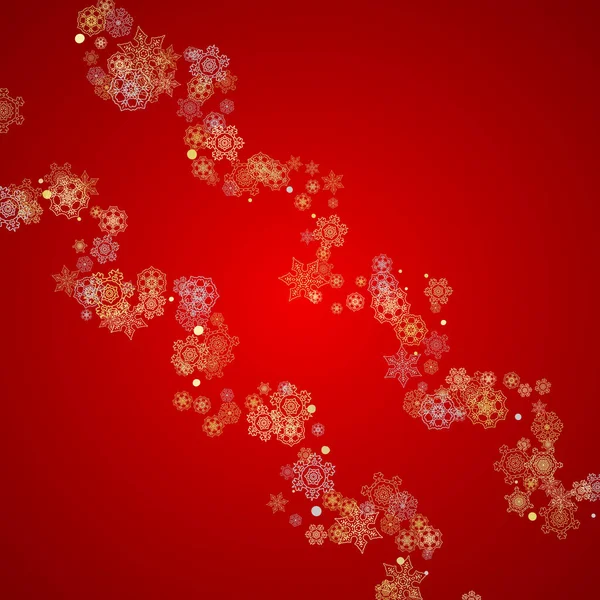 Karácsonyi Vörös Háttérrel Glitter Keret Szezonális Téli Bannerek Ajándék Kupon — Stock Vector