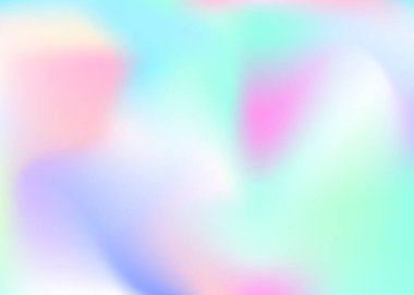 Gradyan ağ soyut arkaplanı. Gradyan örgülü plastik holografik zemin. 90 'lar, 80' ler modası. Broşür, el ilanı, poster tasarımı, duvar kağıdı, mobil ekran için yanardöner grafik şablonu.