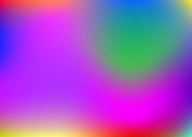 Holografik soyut arkaplan. Gökkuşağı holografik arkaplan ve gradyan ağ. 90 'lar, 80' ler modası. Kitap, yıllık, mobil arayüz, web uygulaması için Pearlescent grafik şablonu.