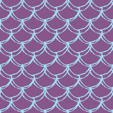 Deniz kızı ölçekli kusursuz desen. Balık derisi dokusu. Kız kumaşı, tekstil tasarımı, ambalaj kağıdı, mayo ya da duvar kağıdı için çekilebilir arka plan. Suyun altında balık pullu mor denizkızı geçmişi.