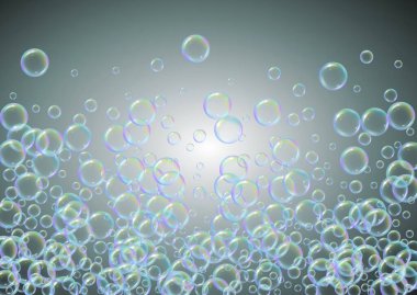 Arkaplanda şampuan kabarcıkları var. Gerçekçi su kabarcıkları 3 boyutlu. Şampuan köpüklü soğuk sıvı köpük. Yatay kozmetik broşür ve davetiye. Banyo ve duş için sabun köpüğü temizliyorum..