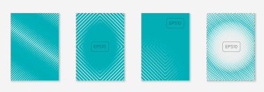 Minimum moda kaplama şablonu ayarlandı. Yarım tonlu fütürist düzen. Kitap, katalog ve yıllık için geometrik kapak şablonu. Minimalist renkli gradyanlar. Soyut iş illüstrasyonu.