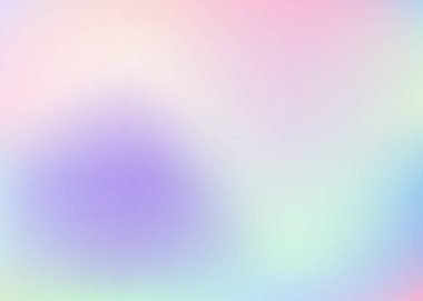 Soyut arkaplan hologramı. Hologramla neon gradyan örgü arkaplanı. 90 'lar, 80' ler modası. Broşür, el ilanı, poster tasarımı, duvar kağıdı, mobil ekran için Pearlescent grafik şablonu.