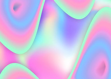 Sıvı dinamiği. Pop duvar kağıdı, kompozisyon raporu. Modern modayla birlikte holografik 3d arkaplan. Canlı gradyan örgüsü. Sıvı şekilli ve elementli akışkan dinamik arkaplan.