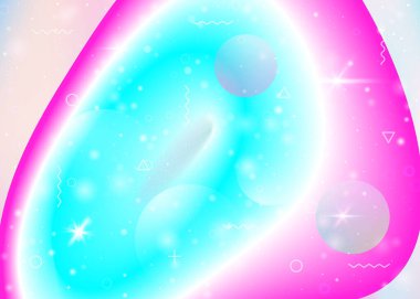 Gökkuşağı arkaplanı ve canlı gradyanlar. Holografik dinamik sıvı. Kozmos hologramı. Yıllık rapor, duvar kağıdı ve mobil ekran için tasarım şablonu. Retro gökkuşağı arkaplanı.