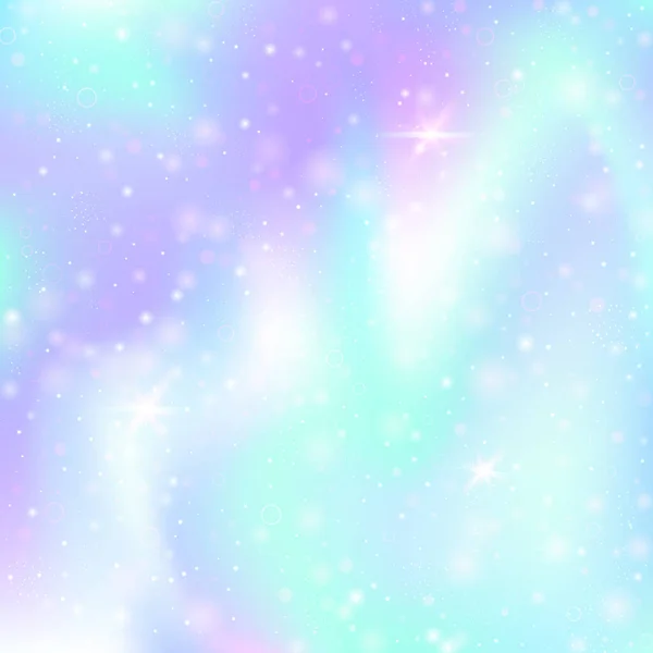 Μαγικό Φόντο Πλέγμα Ουράνιο Τόξο Πανό Υγρού Σύμπαντος Χρώματα Πριγκίπισσας — Διανυσματικό Αρχείο