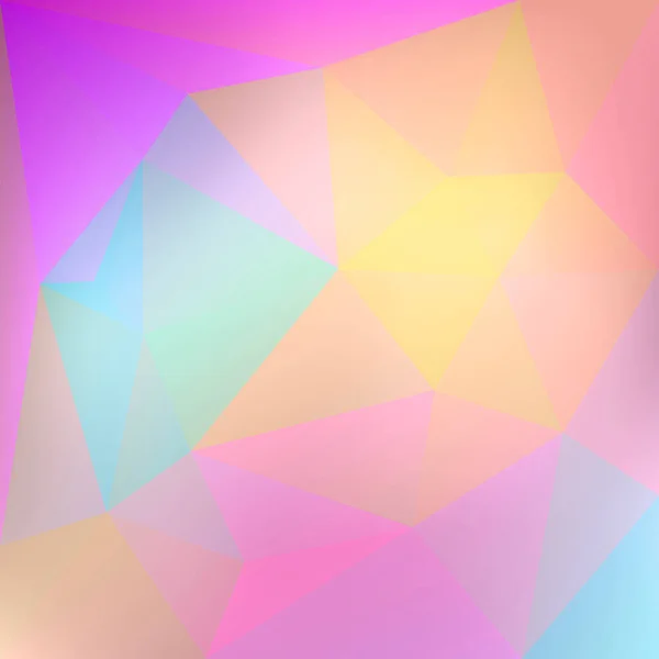 Gradiente Abstrato Fundo Triângulo Quadrado Arco Íris Vibrante Multicolorido Pano — Vetor de Stock