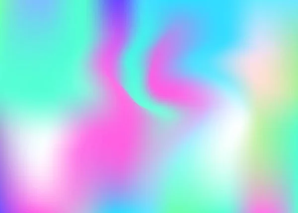 Fondo Holográfico Abstracto Elegante Telón Fondo Holográfico Con Malla Gradiente — Vector de stock