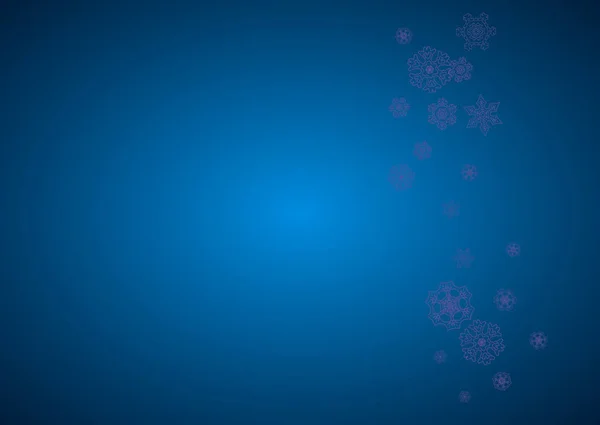 Vente Thème Noël Avec Flocons Neige Ultraviolets Cadre Hiver Pour — Image vectorielle