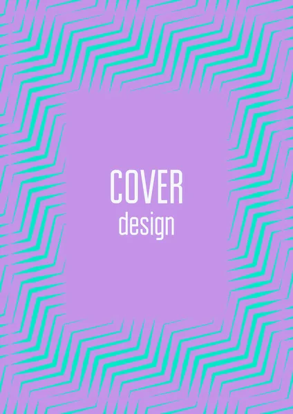 Coole Cover Vorlage Minimaler Trendvektor Mit Halbtonverläufen Geometrische Covervorlage Für — Stockvektor