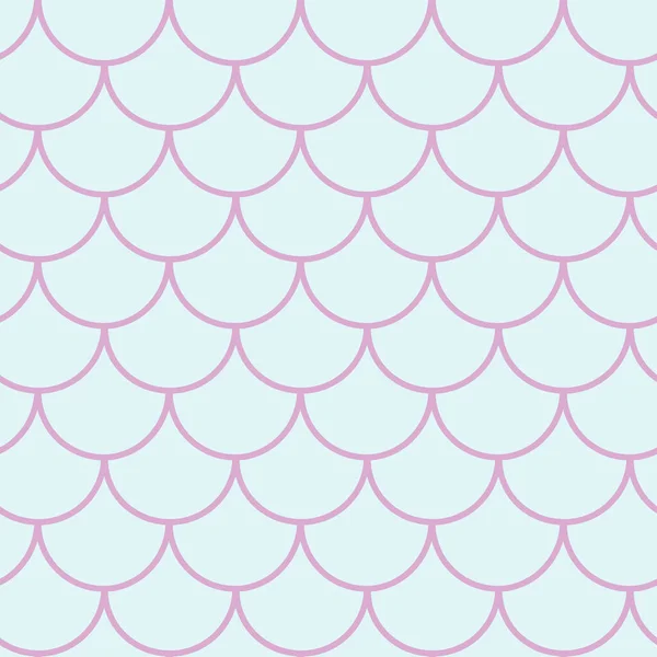Zeemeermin Naadloos Patroon Vishuid Textuur Beweegbare Achtergrond Voor Meisjesstof Textiel — Stockvector