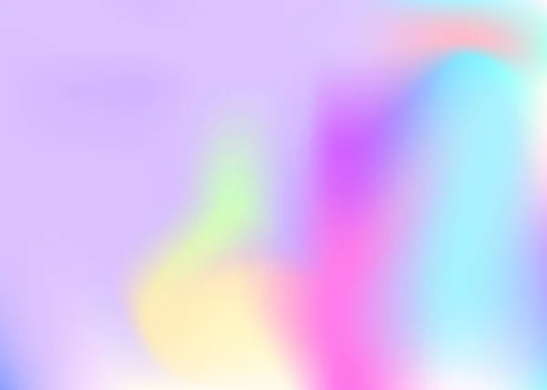 Gradient Mesh Abstrakten Hintergrund Stilvoller Holografischer Hintergrund Mit Gradientennetz 90Er — Stockvektor