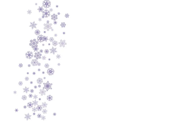 Ventes Noël Avec Flocons Neige Ultra Violets Cadre Hiver Pour — Image vectorielle