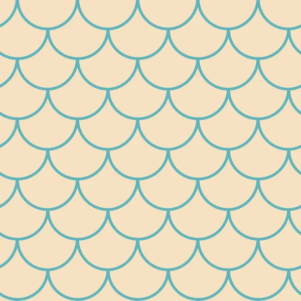 Petite Sirène Motif Sans Couture Texture Peau Poisson Fond Carrelable — Image vectorielle