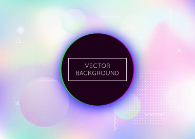 Sıvı arka planı dinamik sıvıyla şekillendirir. Memphis elementleriyle holografik bauhaus gradyanı. Kitap için grafiksel şablon, yıllık, mobil arayüz, web uygulaması. Çok renkli sıvı arka plan şekilleri.