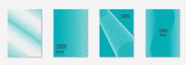 Minimum moda kaplama şablonu ayarlandı. Yarım tonlu fütürist düzen. Kitap, katalog ve yıllık için geometrik kapak şablonu. Minimalist renkli gradyanlar. Soyut iş illüstrasyonu.