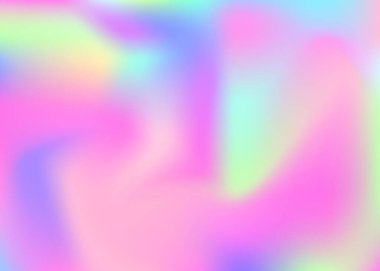 Gradyan ağ soyut arkaplanı. Gradyan örgülü neon holografik zemin. 90 'lar, 80' ler modası. Broşür, el ilanı, poster tasarımı, duvar kağıdı, mobil ekran için Pearlescent grafik şablonu.