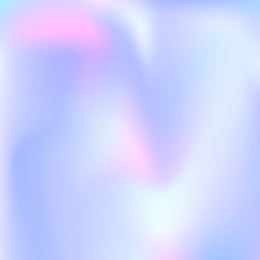 Holografik soyut arkaplan. Gradyan örgülü sıvı holografik arkaplan. 90 'lar, 80' ler modası. Broşür, el ilanı, poster tasarımı, duvar kağıdı, mobil ekran için yanardöner grafik şablonu.