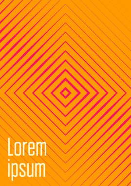 Güzel kapak şablonu. Yarım ton eğimli asgari trend vektörü. Broşür, poster, broşür ve davetiye için Geometrik serin kapak şablonu. Minimalist renkli şekiller. Soyut resimleme.