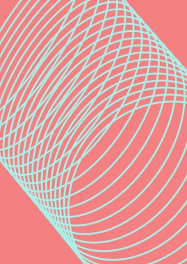 Geometrik dalgalar ve gradyanlarla soyut asgari kaplama. Yarım tonlu modaya uygun bir düzen. Kitap, afiş, davetiye ve poster için soyut asgari kapak şablonu. Gelecekçi iş illüstrasyonu.