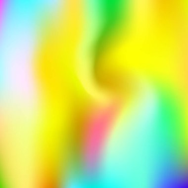 Holografik soyut arkaplan. Gradyan örgülü modaya uygun holografik zemin. 90 'lar, 80' ler modası. Broşür, el ilanı, poster tasarımı, duvar kağıdı, mobil ekran için Pearlescent grafik şablonu.