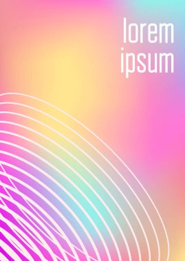 Soyut kılıf. Yarım ton eğimli asgari trend vektörü. Broşür, poster, broşür ve davetiye için geometrik gelecek şablonu. Minimalist renkli kapak. EPS 10 illüstrasyonunu özetle.