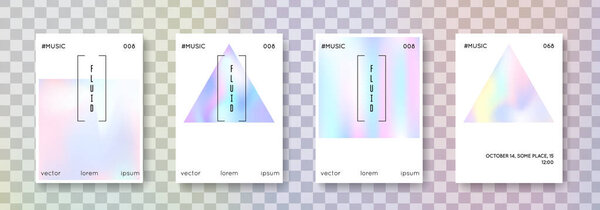 Голографический набор жидкости. Абстрактный фон. Яркая голографическая жидкость с градиентной сеткой. 90-е, 80-е в стиле ретро. Жемчужный графический соблазн для книги, годовой, мобильный интерфейс, веб-приложение.