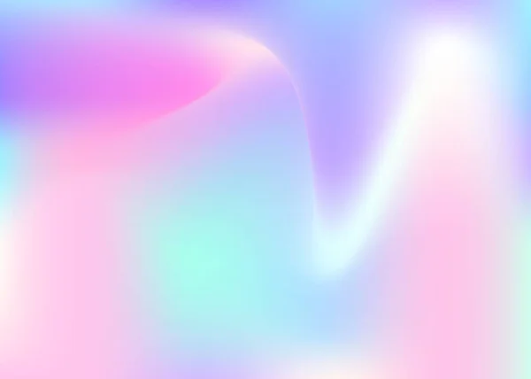 Holograma Fundo Abstrato Fundo Malha Gradiente Multicolorido Com Holograma Anos — Vetor de Stock