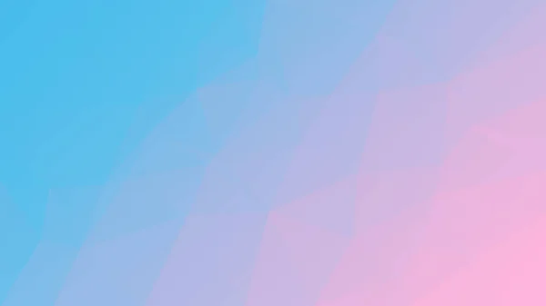 Gradient Abstrakten Horizontalen Dreieck Hintergrund Zartes Rosa Und Blaues Polygonales — Stockvektor