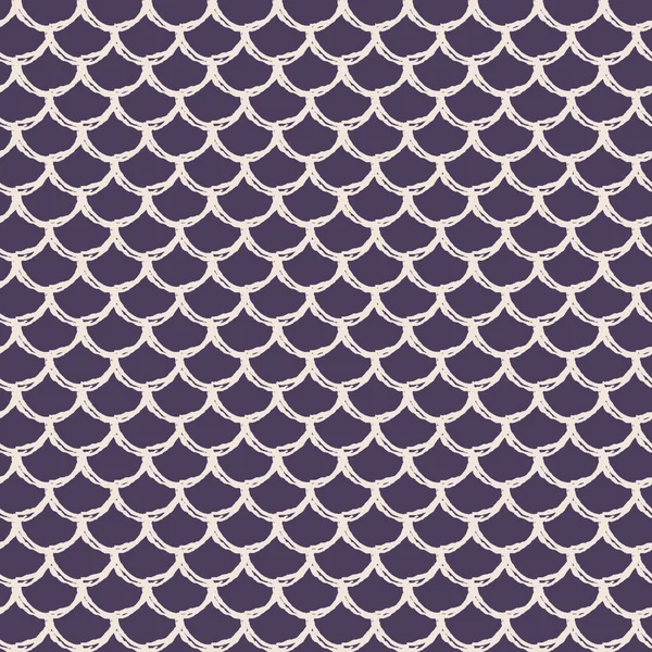 Échelle Sirène Motif Sans Couture Texture Peau Poisson Fond Carrelable — Image vectorielle