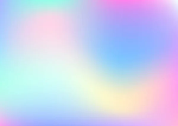 Gradient Mesh Abstrakten Hintergrund Spektrum Holographischer Hintergrund Mit Gradientennetz 90Er — Stockvektor