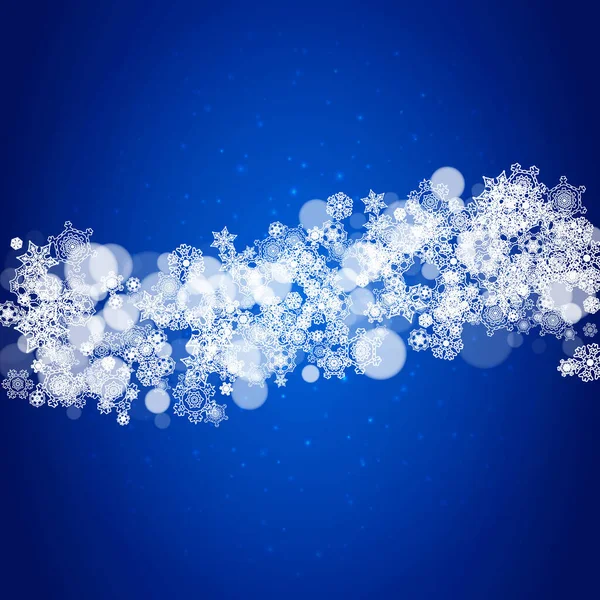 Різдвяний Фон Білими Сніжинками Блискітками Зимові Продажі Новорічний Різдвяний Фон — стоковий вектор