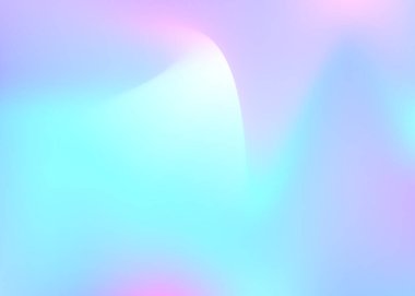 Holografik soyut arkaplan. Gradyan örgülü canlı holografik arkaplan. 90 'lar, 80' ler modası. Broşür, el ilanı, poster tasarımı, duvar kağıdı, mobil ekran için yanardöner grafik şablonu.