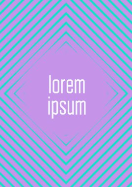 Güzel kapak şablonu. Yarım ton eğimli asgari trend vektörü. Broşür, poster, broşür ve davetiye için Geometrik serin kapak şablonu. Minimalist renkli şekiller. Soyut resimleme.