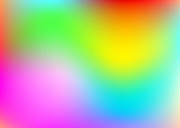 Gradient mesh abstract background. Liquid holographic backdrop with gradient mesh. 90s, 80s retro style. Iridescent graphic template for book, annual, mobile interface, web app.