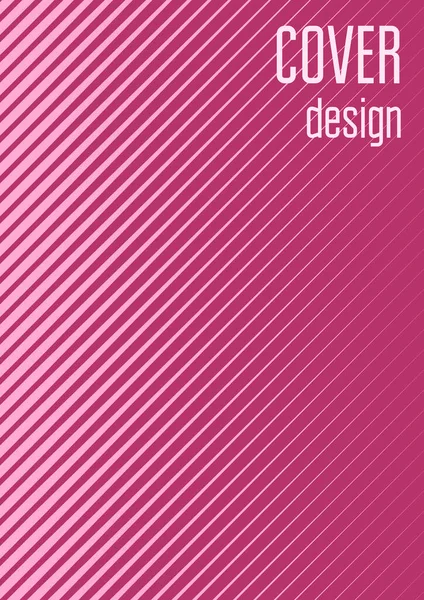 Minimal Trendige Cover Vorlage Futuristisches Layout Mit Halbtönen Geometrische Minimale — Stockvektor