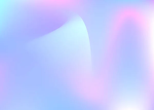 Fondo Abstracto Del Holograma Fondo Malla Gradiente Brillante Con Holograma — Vector de stock