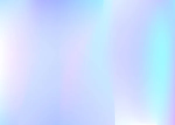 ホログラム抽象的な背景 ホログラムでプラスチック勾配メッシュの背景 90年代 80年代のレトロスタイル パンフレット バナー モバイル画面のための虹彩グラフィックテンプレート — ストックベクタ
