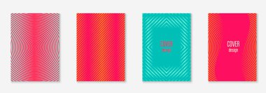 Tasarım dergisi kapağı. Turuncu ve yeşil. Dalgalı defter, rapor, patent, broşür. Çizgi geometrik ögesi olan bir şablon olarak tasarım dergisi kapağı.