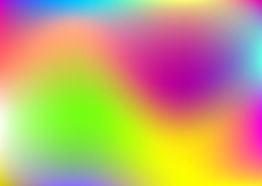 Gradyan ağ soyut arkaplanı. Gradyan örgülü modaya uygun holografik zemin. 90 'lar, 80' ler modası. Pankart, sunum, afiş, broşür için Pearlescent grafik şablonu.