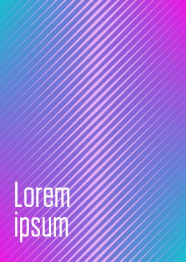 Geometrik dalgalar ve gradyanlarla soyut asgari kaplama. Yarım tonlu modaya uygun bir düzen. Kitap, afiş, davetiye ve poster için soyut asgari kapak şablonu. Gelecekçi iş illüstrasyonu.