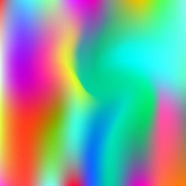 Soyut arkaplan hologramı. Hologramla birlikte gelecek eğilimli ağ arka planı. 90 'lar, 80' ler modası. Broşür, el ilanı, poster tasarımı, duvar kağıdı, mobil ekran için yanardöner grafik şablonu.