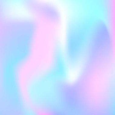 Holografik soyut arkaplan. Gradyan örgülü canlı holografik arkaplan. 90 'lar, 80' ler modası. Pankart, broşür, kapak tasarımı, mobil arayüz, web uygulaması için yanardöner grafik şablonu.