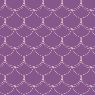 Deniz kızı ölçekli kusursuz desen. Balık derisi dokusu. Kız kumaşı, tekstil tasarımı, ambalaj kağıdı, mayo ya da duvar kağıdı için çekilebilir arka plan. Suyun altında balık pullu mor denizkızı geçmişi.