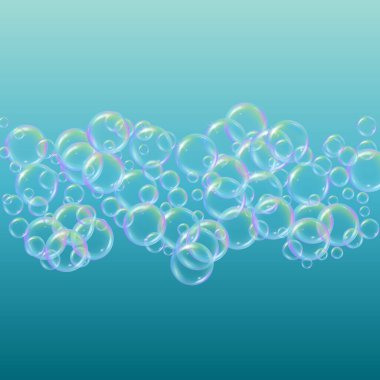 Arkaplanda şampuan kabarcıkları var. Gerçekçi su kabarcıkları 3 boyutlu. Serin gökkuşağı renkli, şampuanlı sıvı köpük. Kozmetik broşür ve davetiye. Banyo ve duş için sabun köpüğü temizliyorum..