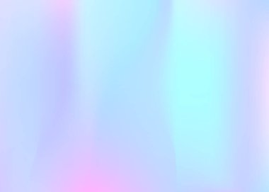 Holografik soyut arkaplan. Gradyan örgülü sıvı holografik arkaplan. 90 'lar, 80' ler modası. Broşür, pankart, duvar kağıdı, mobil ekran için yanardöner grafik şablonu.