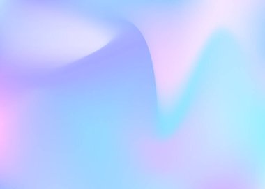 Holografik soyut arkaplan. Gradyan örgülü parlak holografik arkaplan. 90 'lar, 80' ler modası. Pankart, sunum, afiş, broşür için Pearlescent grafik şablonu.