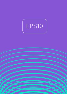 Güzel kapak şablonu. Yarım ton eğimli asgari trend vektörü. Broşür, poster, broşür ve davetiye için Geometrik serin kapak şablonu. Minimalist renkli şekiller. Soyut resimleme.