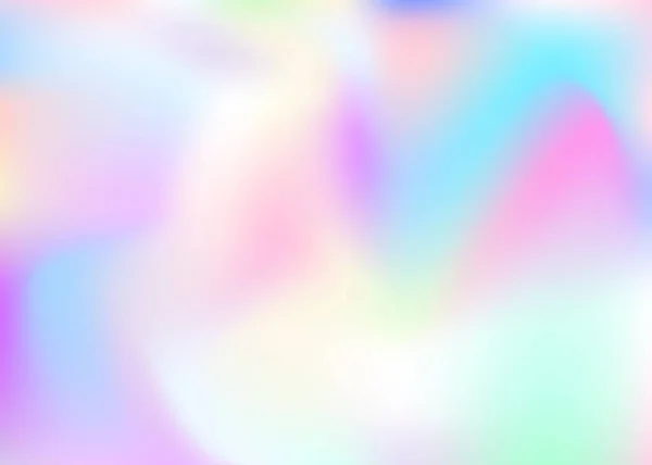 Holographischer Abstrakter Hintergrund Flüssiger Holographischer Hintergrund Mit Gradientennetz 90Er 80Er — Stockvektor